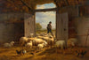 Schafherde im Stall (1880)