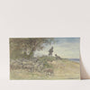 Schafherde im Sturm unter einem Baum (1881) by Anton Burger