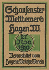 Schaufenster-Wettbewerb 1910. Hagener Verkehrsverein (1910)