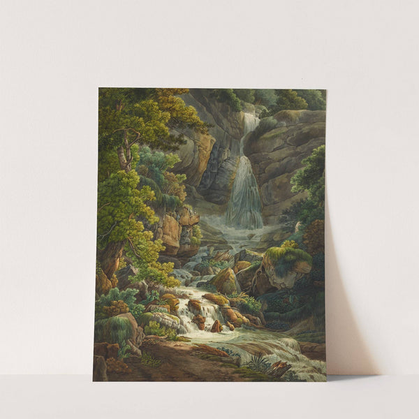 Schelmenloch, Wasserfall by Peter Birmann