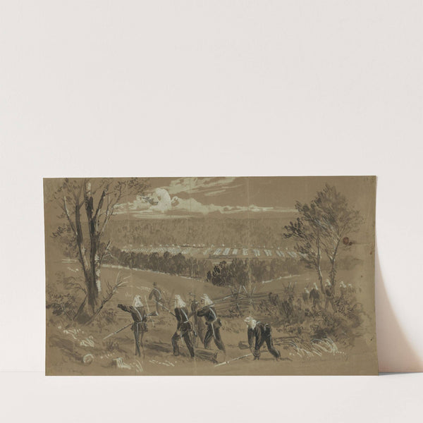 Schenks Ohio regiments (1861) by Alfred Rudolph Waud