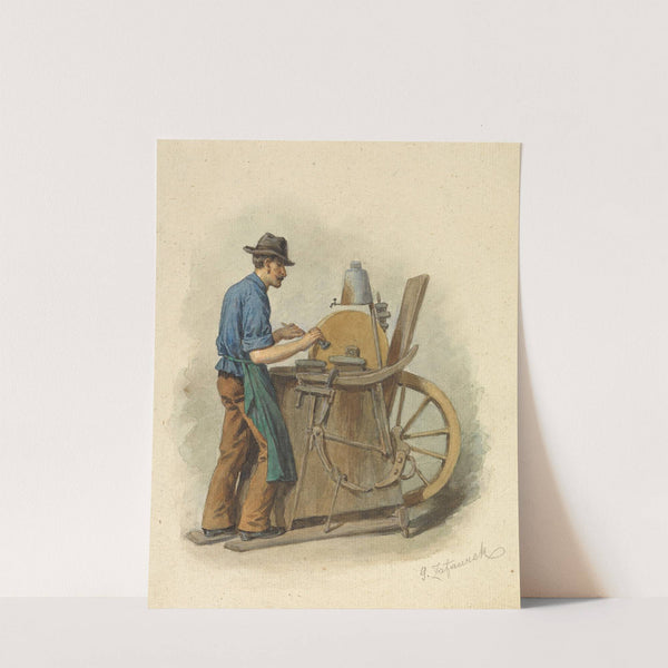 Scherenschleifer (1893) by Gustav Zafaurek