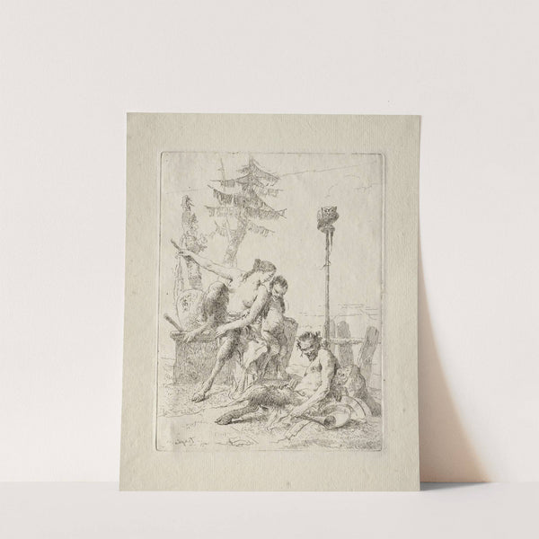 Scherzi di Fantasia; The Happy Satyr and his Family (1750–60) by Giovanni Battista Tiepolo