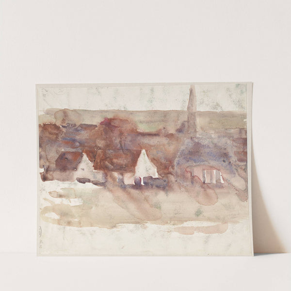 Schets van een stadsgezicht (1870 - 1935) by Max Liebermann