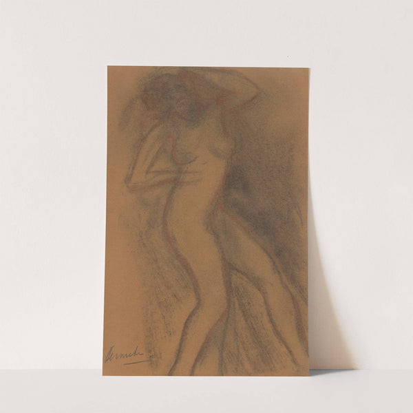 Schets van leunend figuur (1949) by Constant Permeke