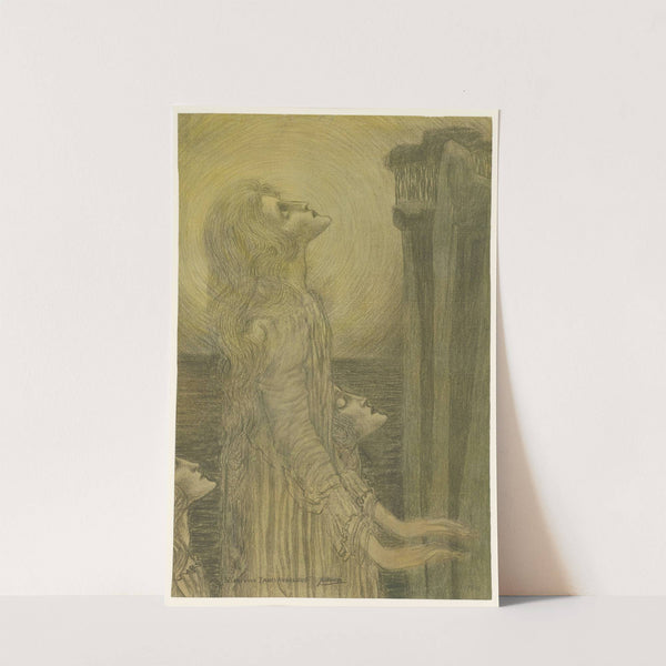 Schets voor Panis Angelicus by Jan Toorop