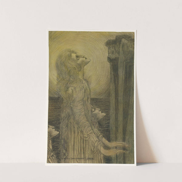 Schets voor Panis Angelicus by Jan Toorop