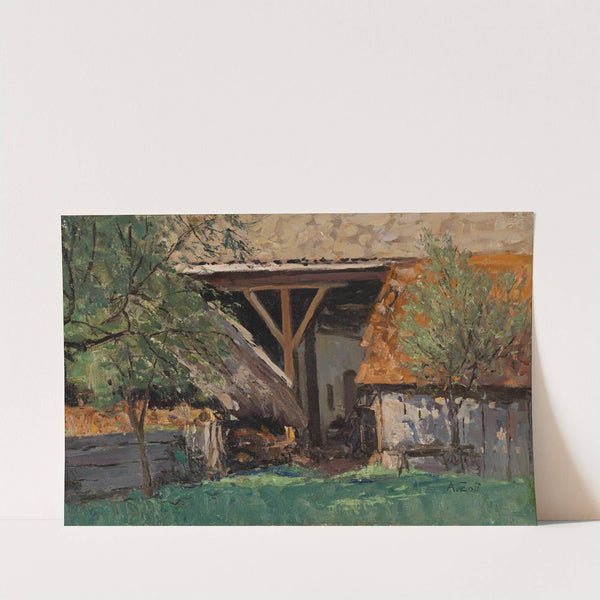 Scheune in Stainz by Alfred Zoff