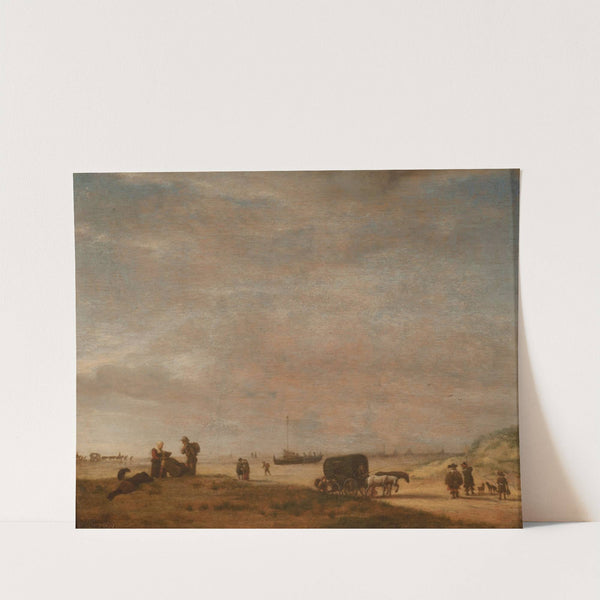 Scheveningen Beach by Adriaen van de Velde