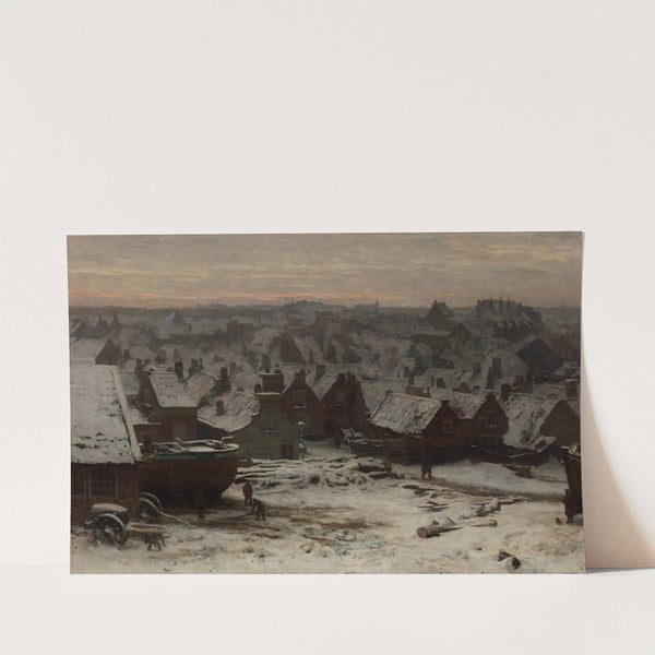 Scheveningen in winter by Willem Bastiaan Tholen