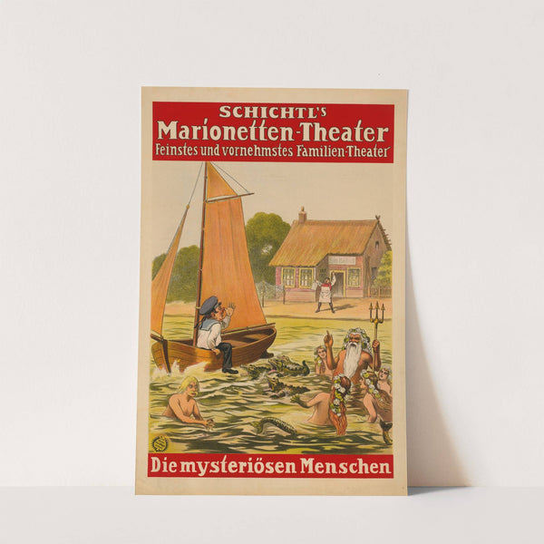 Schichtl’s Marionetten Theater. Feinstes und vornehmstes Familien-Theater (1914) by Adolf Friedländer Lith.