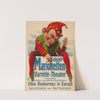 Schichtl’s Marionetten-Variété Theater (1914) by Adolf Friedländer Lith.