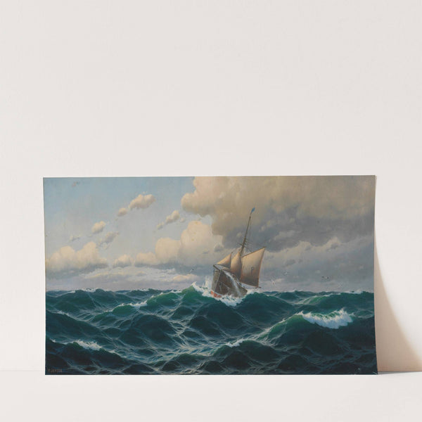 Schiff auf Hoher See by Max Jensen