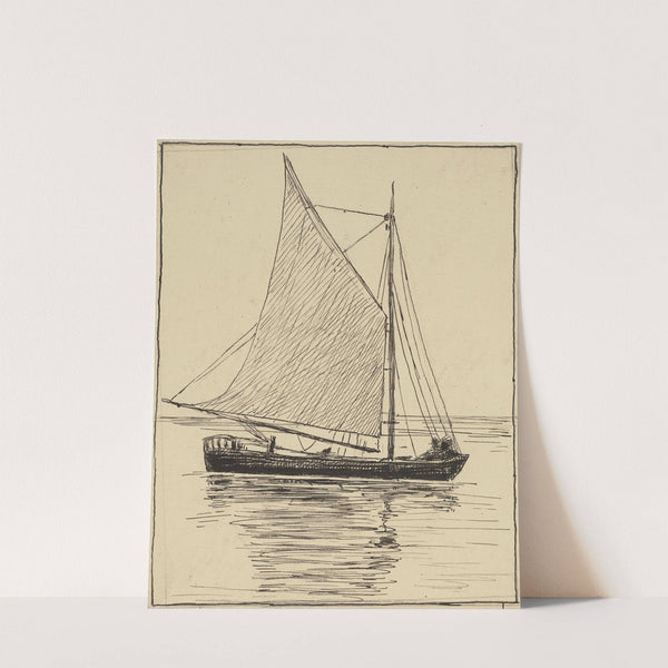 Schiff (ca 1905) by Hans Thoma