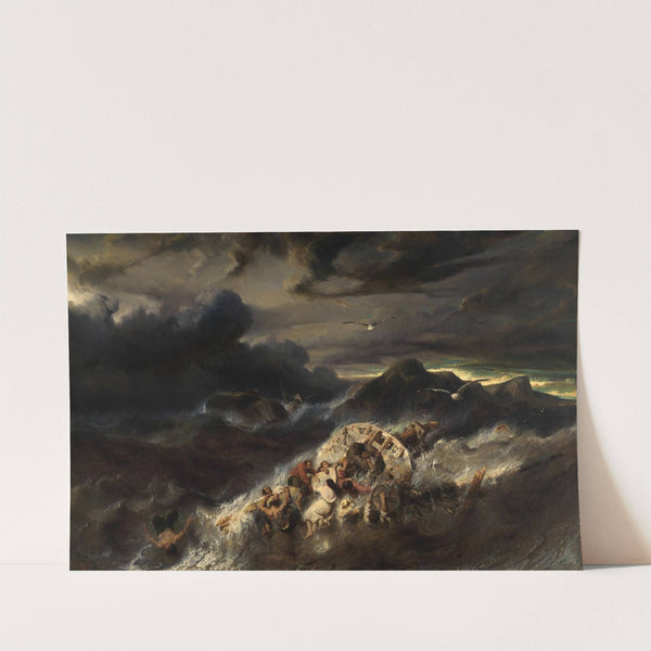 Schiffbruch an einer felsigen Küste (1837) by Eugène Isabey