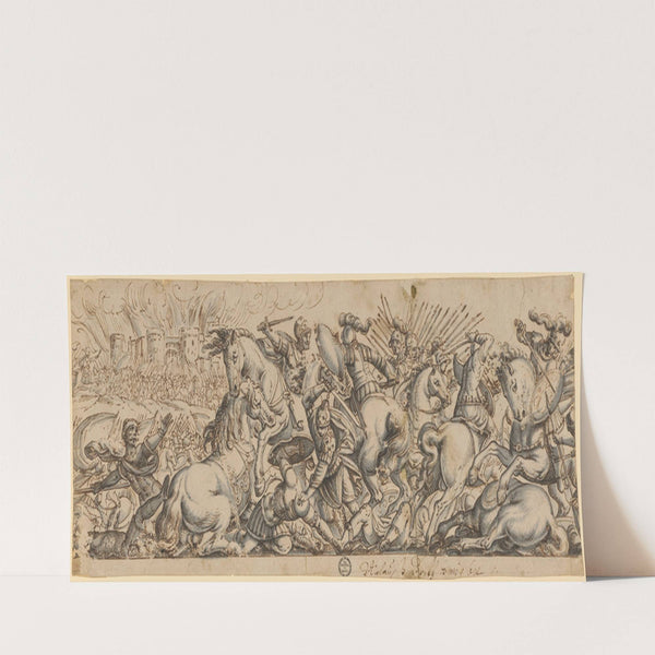 Schlachtszene by Niklaus Bock