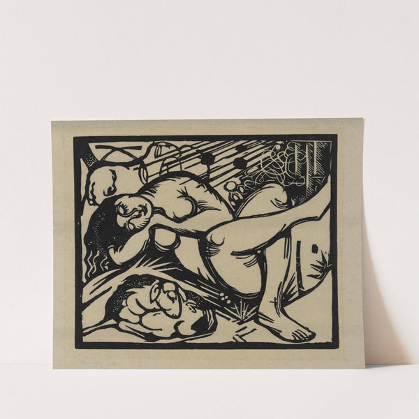 Schlafende Hirtin (1912) by Franz Marc