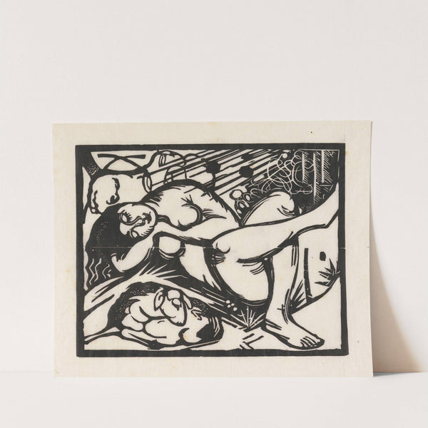 Schlafende Hirtin (1912) by Franz Marc