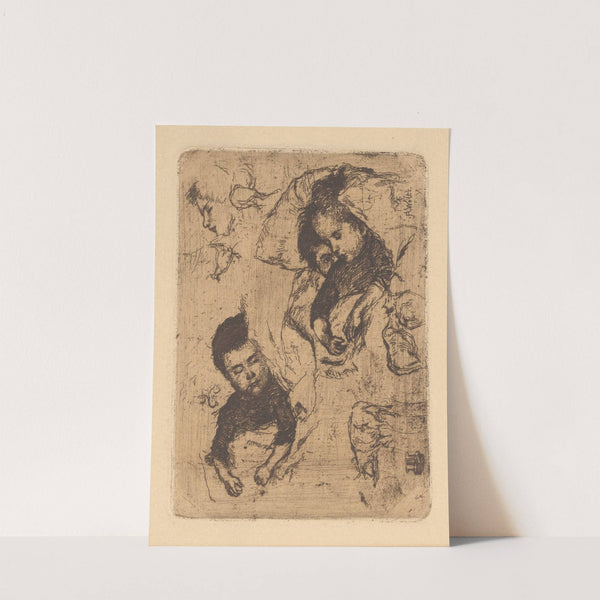 Schlafende Kinder (1893) by Albert Welti