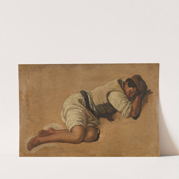 Schlafender Junge (Ca. 1830-1850) by Franz Ludwig Catel
