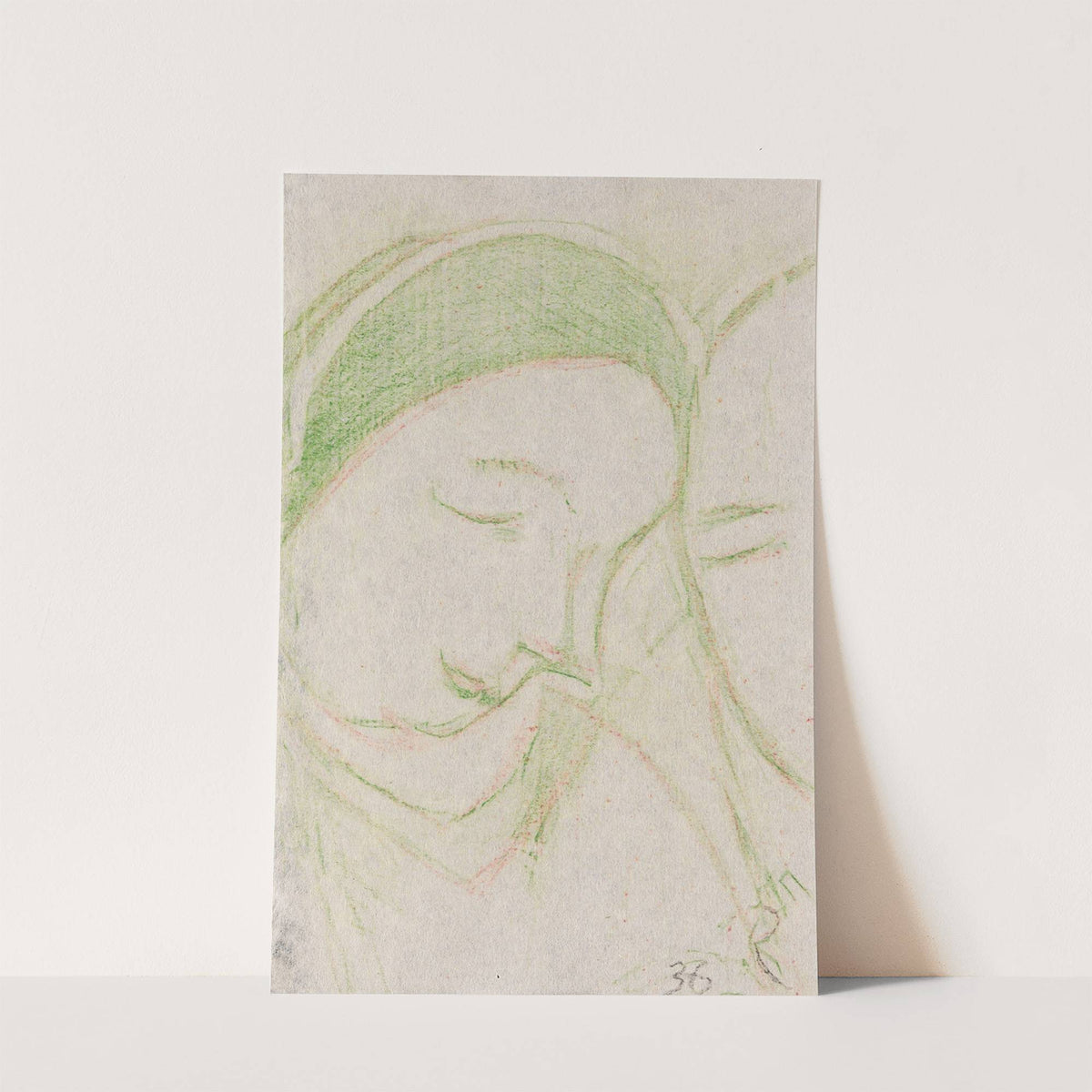 Schlafendes Ehepaar (1936) by Christian Rohlfs