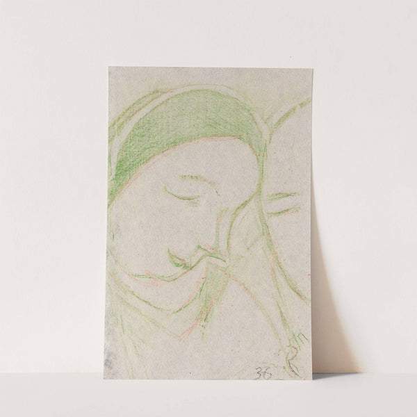 Schlafendes Ehepaar (1936) by Christian Rohlfs