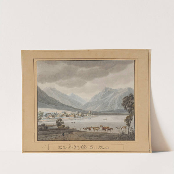 Schliersee ('Vue du Lac Nommé Schlier-See') by Wilhelm von Kobell