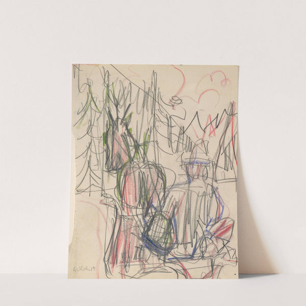 Schlittenfahrt by Ernst Ludwig Kirchner