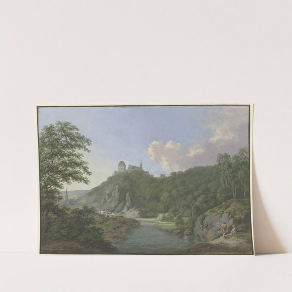 Schloß zu Hirschberg an der Saale im Voigtland by Johann Albrecht Friedrich Rauscher