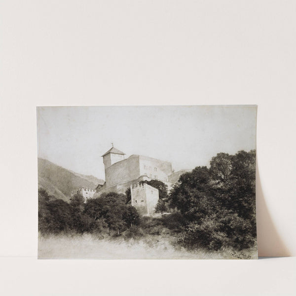 Schloss Churburg bei Schluderns (1879) by Louis Eysen