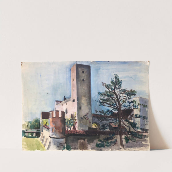 Schloss Grünwald bei München by Otto Geigenberger