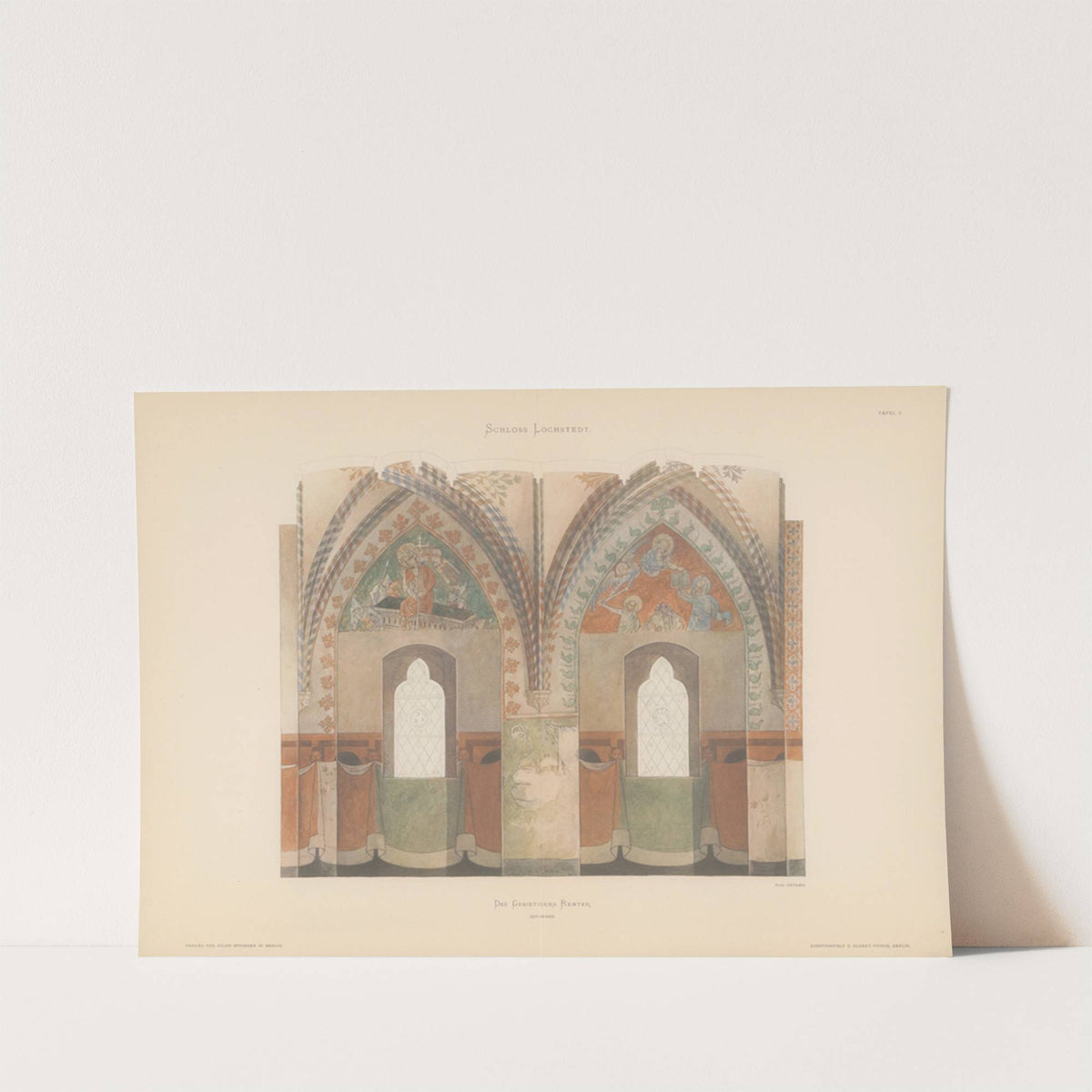 Schloss Lochstedt und seine Malerien Pl.05 (1910) by Conrad Emanuel Steinbrecht