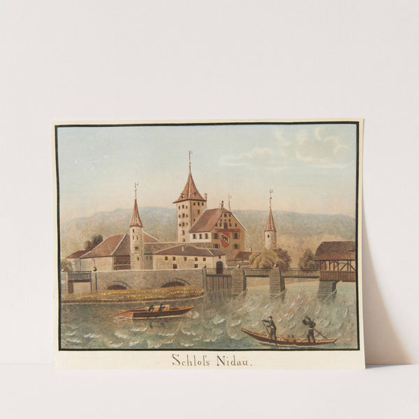 Schloss Nidau by Jakob Samuel Weibel