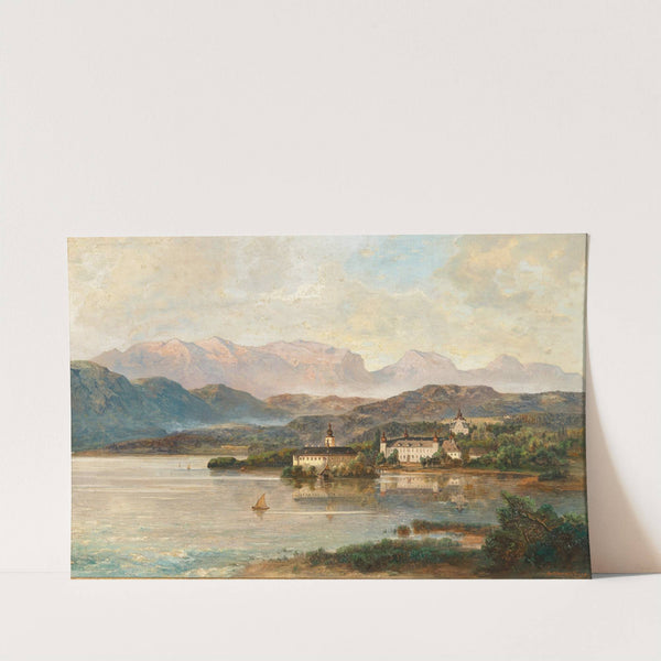 Schloss Orth in Gmunden by Adolf Obermüllner