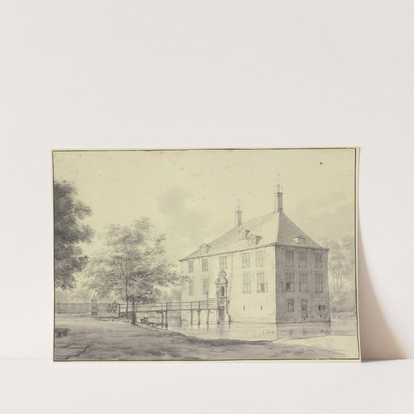 Schloss Poelenburg bei Heemskerk. by Roelant Roghman