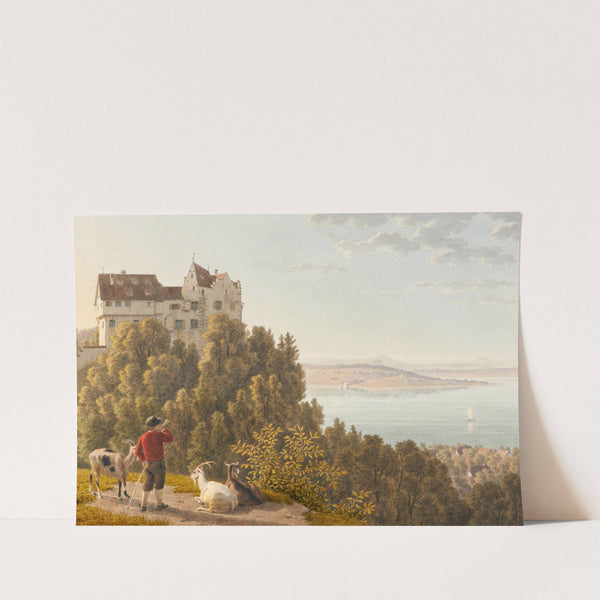 Schloss Salenstein, von Oste by Johann Jakob Biedermann
