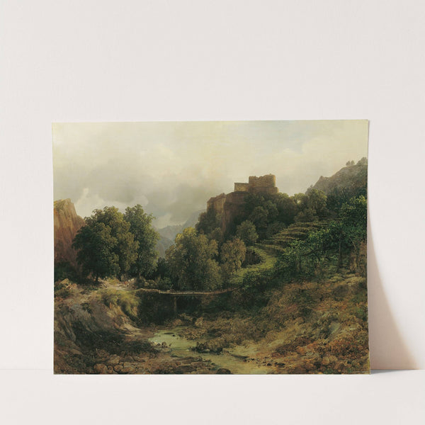 Schloss Tirol bei Meran by Thomas Ender