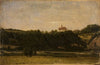Schloss über Bäumen