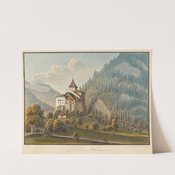 Schloss Wimmis by Jakob Samuel Weibel