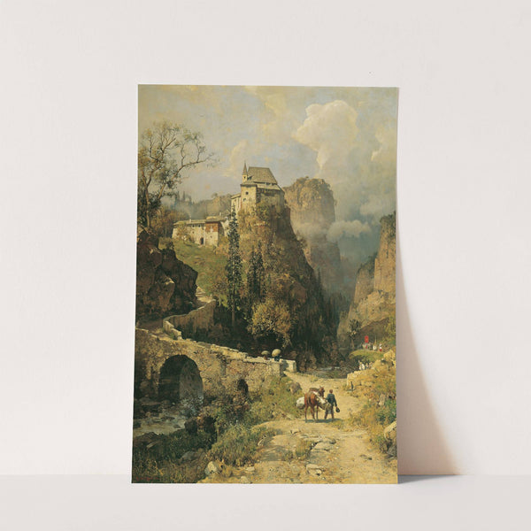 Schlucht und Einsiedelei San Romedio bei Val di Non by Robert Russ