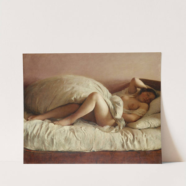 Schlummernde Frau (1849) by Johann Baptist Reiter