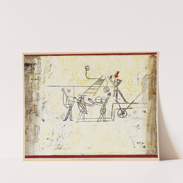 Schlussbild einer Tragikomödie by Paul Klee