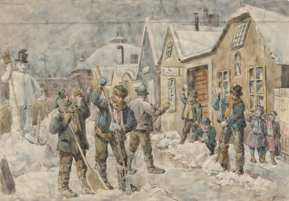 Schneearbeiter (1880)