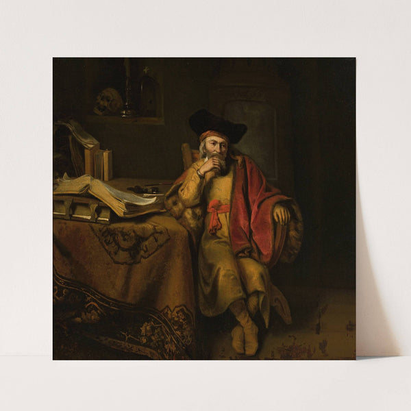 Scholar by Cornelis Bisschop