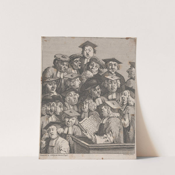 Scholars at a Lecture (A Chorus of Singers) by William Hogarth