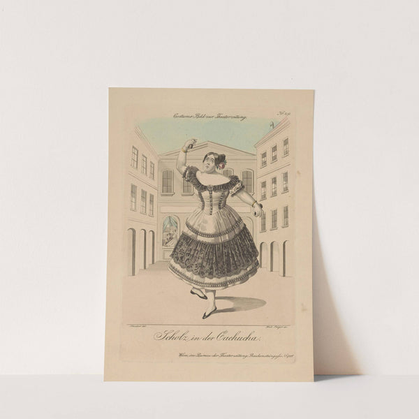 Scholz in der Cachucha (1837) by Johann Christian Schoeller