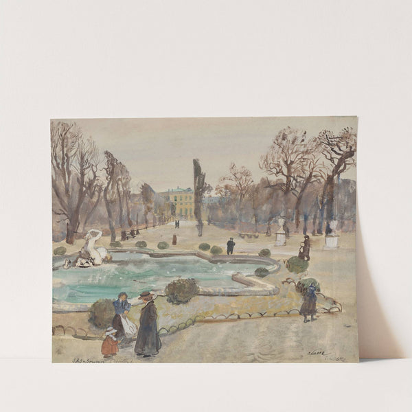 Schönbrunn (Winter) (1920) by Oskar Laske