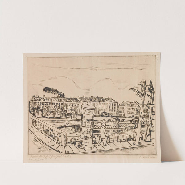 Schöne Aussicht (Winter Landscape) (1920) by Max Beckmann