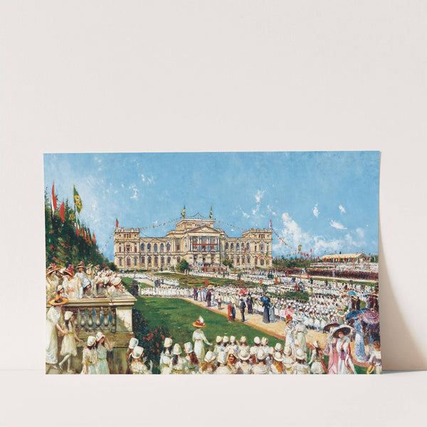 School Festival at Ipiranga by Agustín Salinas y Teruel