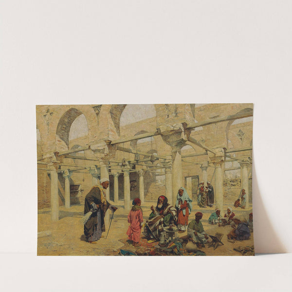 School in Benassa by Alphons Leopold Mielich